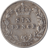 1910 SIXPENCE ( FINE ) 2 - Sixpence - Cambridgeshire Coins