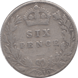 1910 SIXPENCE ( FINE ) 2 - Sixpence - Cambridgeshire Coins
