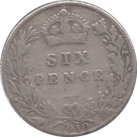 1910 SIXPENCE ( FINE ) 2 - Sixpence - Cambridgeshire Coins