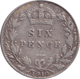 1910 SIXPENCE ( FINE ) - Sixpence - Cambridgeshire Coins