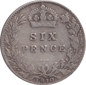 1910 SIXPENCE ( FINE ) - Sixpence - Cambridgeshire Coins