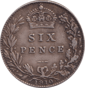1910 SIXPENCE ( GF ) - Sixpence - Cambridgeshire Coins