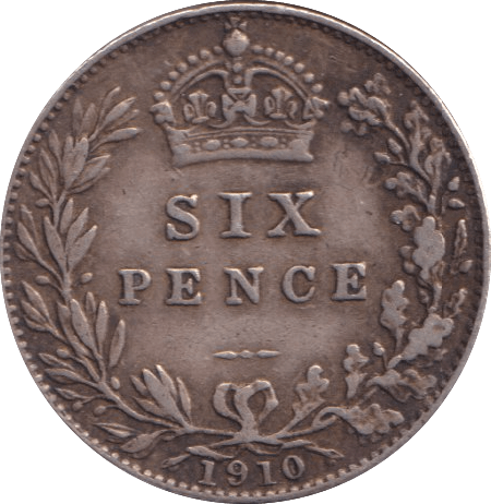 1910 SIXPENCE ( GF ) - Sixpence - Cambridgeshire Coins