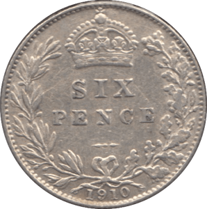 1910 SIXPENCE ( GVF ) - Sixpence - Cambridgeshire Coins