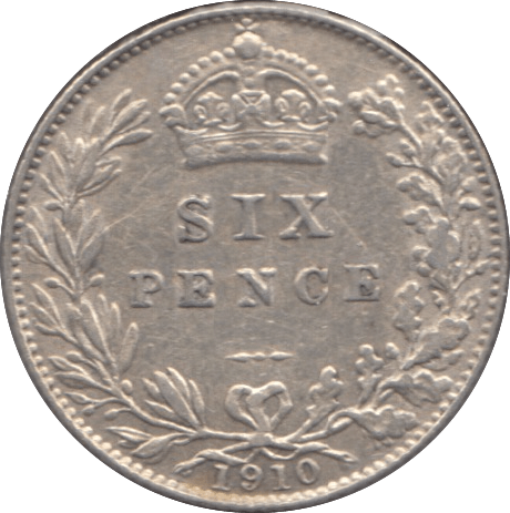 1910 SIXPENCE ( GVF ) - Sixpence - Cambridgeshire Coins