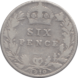1910 SIXPENCE ( NF ) - Sixpence - Cambridgeshire Coins