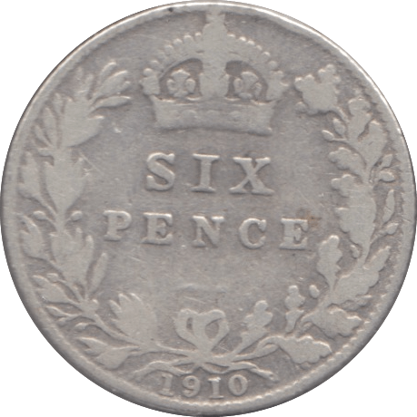 1910 SIXPENCE ( NF ) - Sixpence - Cambridgeshire Coins