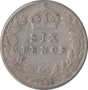 1910 SIXPENCE ( NF ) - Sixpence - Cambridgeshire Coins