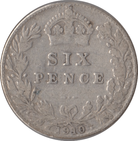 1910 SIXPENCE ( NF ) - Sixpence - Cambridgeshire Coins