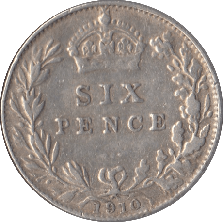 1910 SIXPENCE ( VF ) - Sixpence - Cambridgeshire Coins