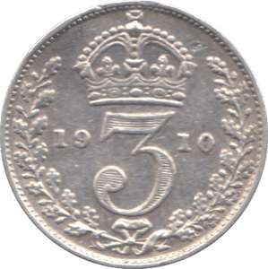 1910 THREEPENCE ( VF ) - Threepence - Cambridgeshire Coins