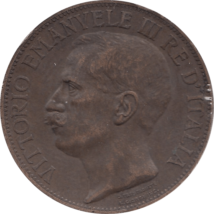 1911 10 CENTESIMI 50TH ANNIVERSARY OF KINGDOM ITALY H10 - WORLD COINS - Cambridgeshire Coins