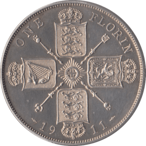 1911 FLORIN ( PROOF ) - FLORIN - Cambridgeshire Coins