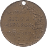 1911 GEORGE V CORONATION MEDAL - MEDALLIONS - Cambridgeshire Coins