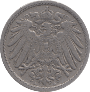 1911 GERMANY 5 PFENNIG - WORLD COINS - Cambridgeshire Coins
