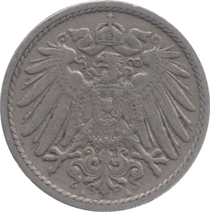 1911 GERMANY 5 PFENNIG - WORLD COINS - Cambridgeshire Coins