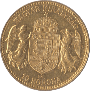 1911 GOLD 10 KORONA HUNGARY - Gold World Coins - Cambridgeshire Coins