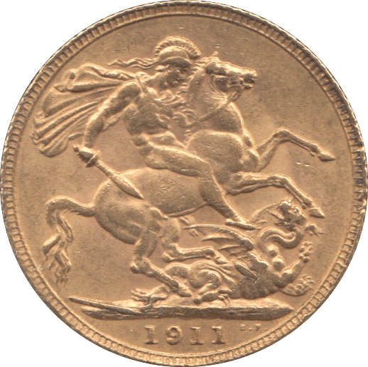 1911 GOLD HALF SOVEREIGN ( EF ) - Half Sovereign - Cambridgeshire Coins