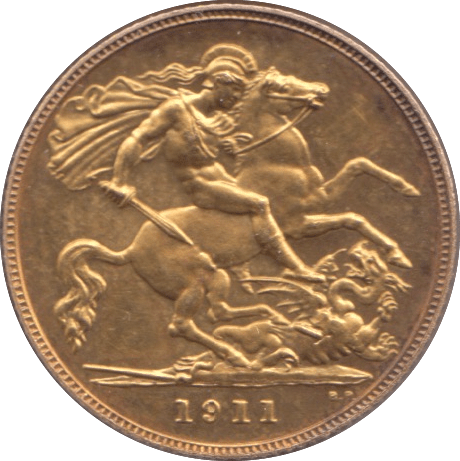 1911 GOLD HALF SOVEREIGN ( PROOF ) - Half Sovereign - Cambridgeshire Coins