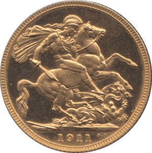 1911 GOLD HALF SOVEREIGN ( PROOF ) REF 2 - Half Sovereign - Cambridgeshire Coins