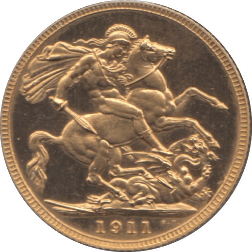 1911 GOLD HALF SOVEREIGN ( PROOF ) REF 2 - Half Sovereign - Cambridgeshire Coins