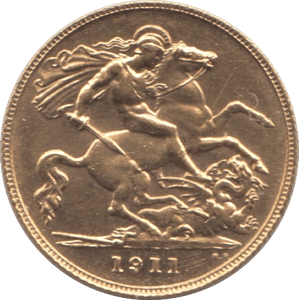 1911 GOLD HALF SOVEREIGN ( UNC ) - Half Sovereign - Cambridgeshire Coins