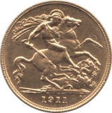 1911 GOLD HALF SOVEREIGN ( UNC ) - Half Sovereign - Cambridgeshire Coins
