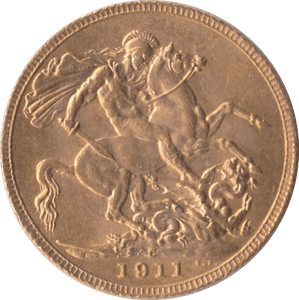 1911 GOLD SOVEREIGN ( AUNC ) OTTOWA MINT - Sovereign - Cambridgeshire Coins