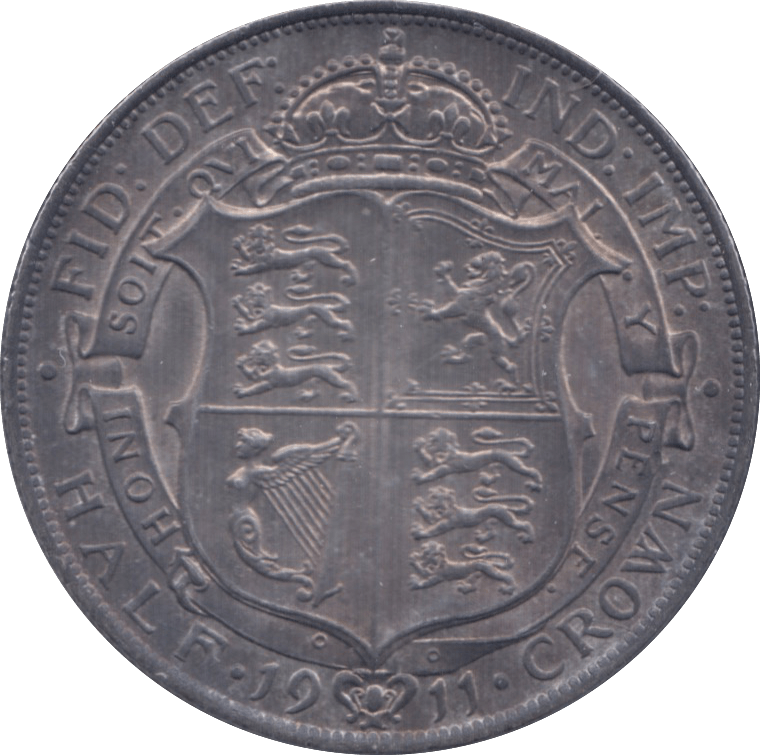 1911 HALFCROWN ( AUNC ) 1 - Halfcrown - Cambridgeshire Coins