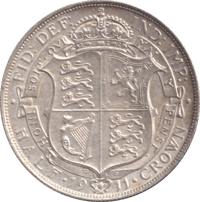 1911 HALFCROWN ( AUNC ) - Halfcrown - Cambridgeshire Coins