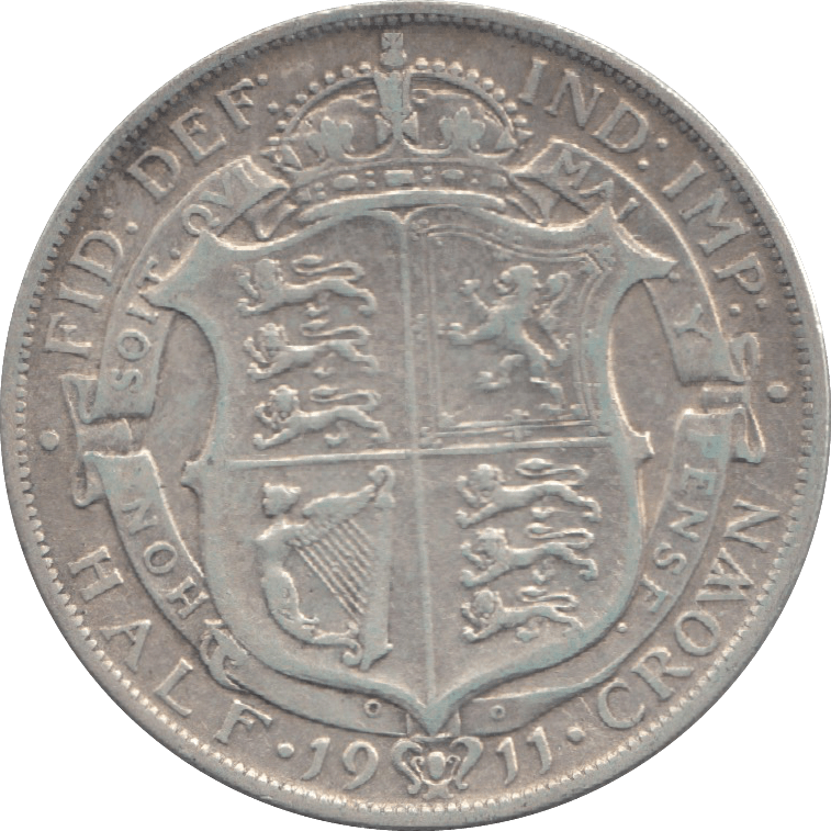 1911 HALFCROWN ( FINE ) 10 - Halfcrown - Cambridgeshire Coins
