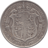1911 HALFCROWN ( FINE ) - Halfcrown - Cambridgeshire Coins
