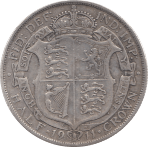 1911 HALFCROWN ( GF ) 8 - Halfcrown - Cambridgeshire Coins