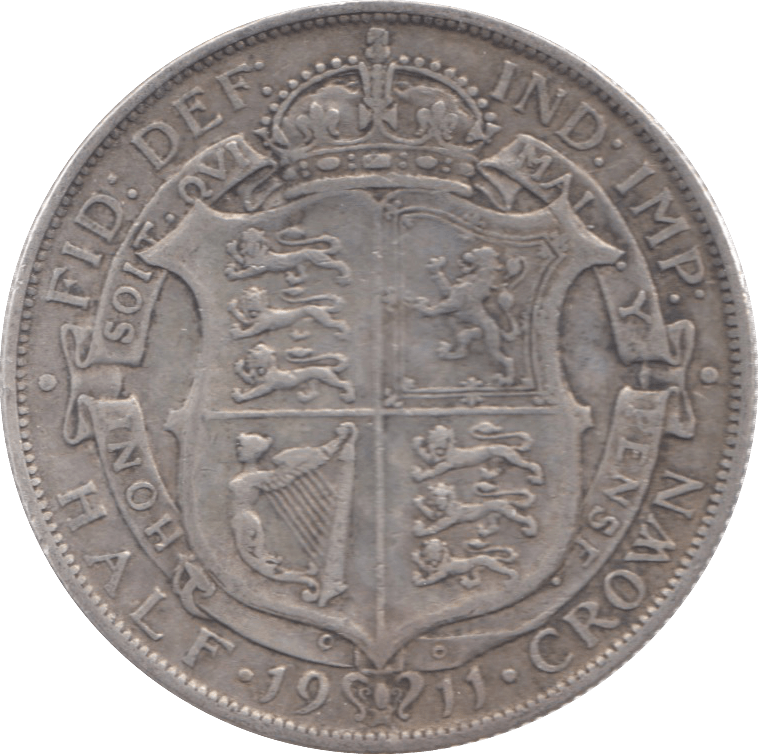 1911 HALFCROWN ( GF ) 8 - Halfcrown - Cambridgeshire Coins