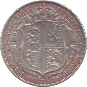 1911 HALFCROWN ( GF ) 8 - Halfcrown - Cambridgeshire Coins