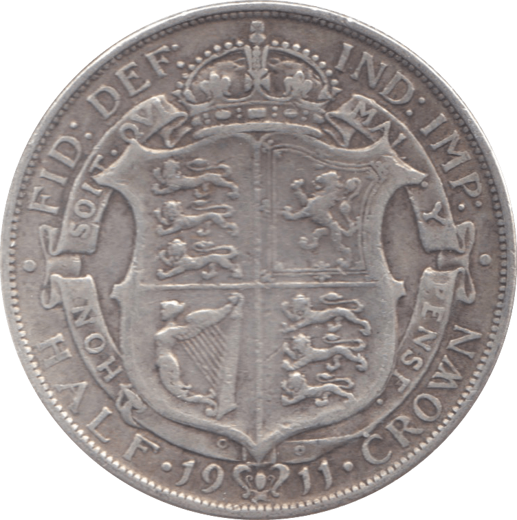 1911 HALFCROWN ( GF ) 8 - Halfcrown - Cambridgeshire Coins