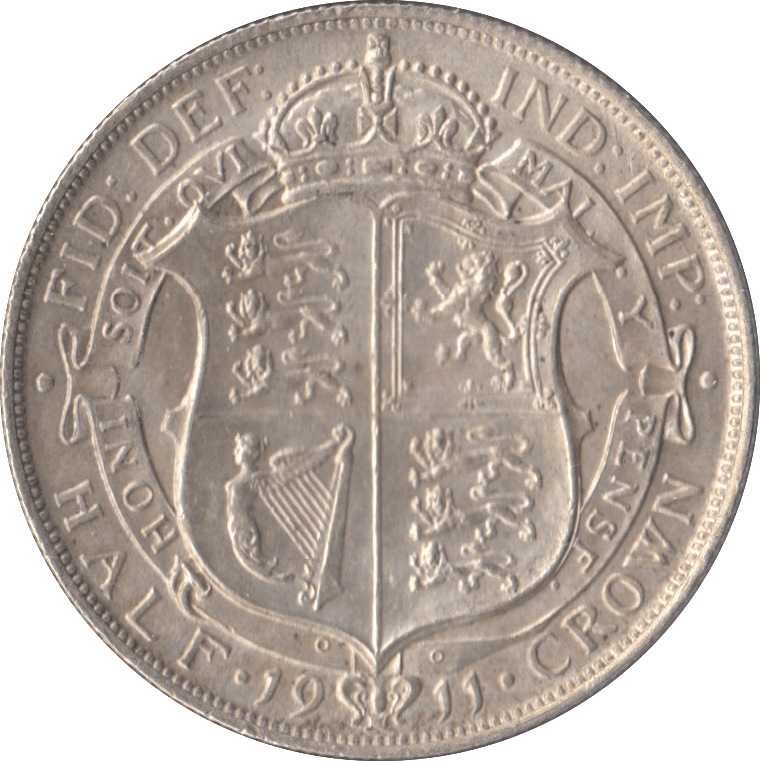 1911 HALFCROWN ( UNC ) 13 - Halfcrown - Cambridgeshire Coins