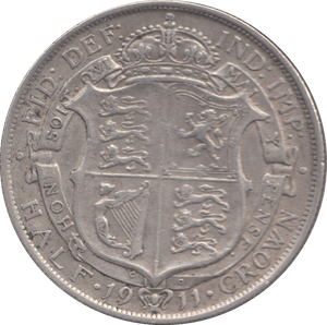 1911 HALFCROWN ( VF ) 4 - Halfcrown - Cambridgeshire Coins