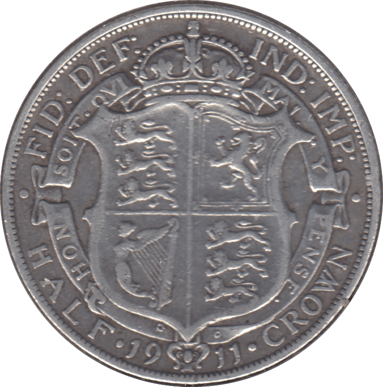 1911 HALFCROWN ( VF ) 7 - Halfcrown - Cambridgeshire Coins