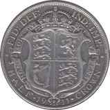 1911 HALFCROWN ( VF ) 7 - Halfcrown - Cambridgeshire Coins