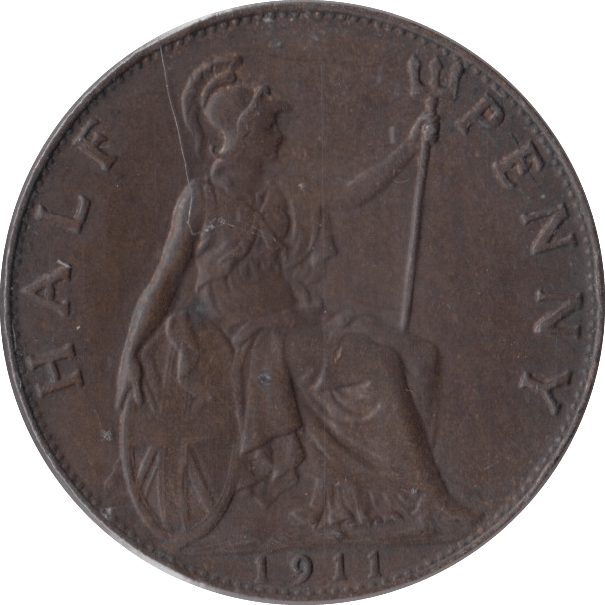 1911 HALFPENNY ( AUNC ) - Halfpenny - Cambridgeshire Coins