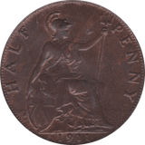 1911 HALFPENNY ( AUNC ) - Halfpenny - Cambridgeshire Coins