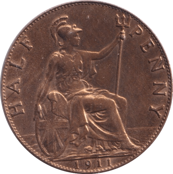 1911 HALFPENNY ( AUNC ) - Halfpenny - Cambridgeshire Coins