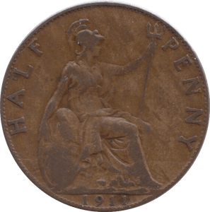 1911 HALFPENNY ( VF ) - HALFPENNY - Cambridgeshire Coins