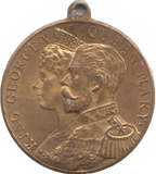 1911 KING GEORGE CORONATION MEDALLION - OTHER TOKENS - Cambridgeshire Coins