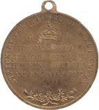 1911 KING GEORGE CORONATION MEDALLION - OTHER TOKENS - Cambridgeshire Coins