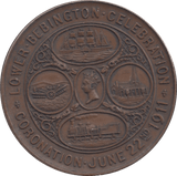 1911 LOWER BEBINGTON CELEBRATION MEDALLION - MEDALLIONS - Cambridgeshire Coins