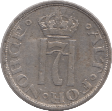 1911 NORWAY SILVER 10 ORE - SILVER WORLD COINS - Cambridgeshire Coins