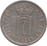 1911 NORWAY SILVER 10 ORE - SILVER WORLD COINS - Cambridgeshire Coins