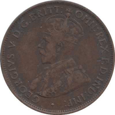 1911 ONE HALFPENNY AUSTRALIA - WORLD COINS - Cambridgeshire Coins